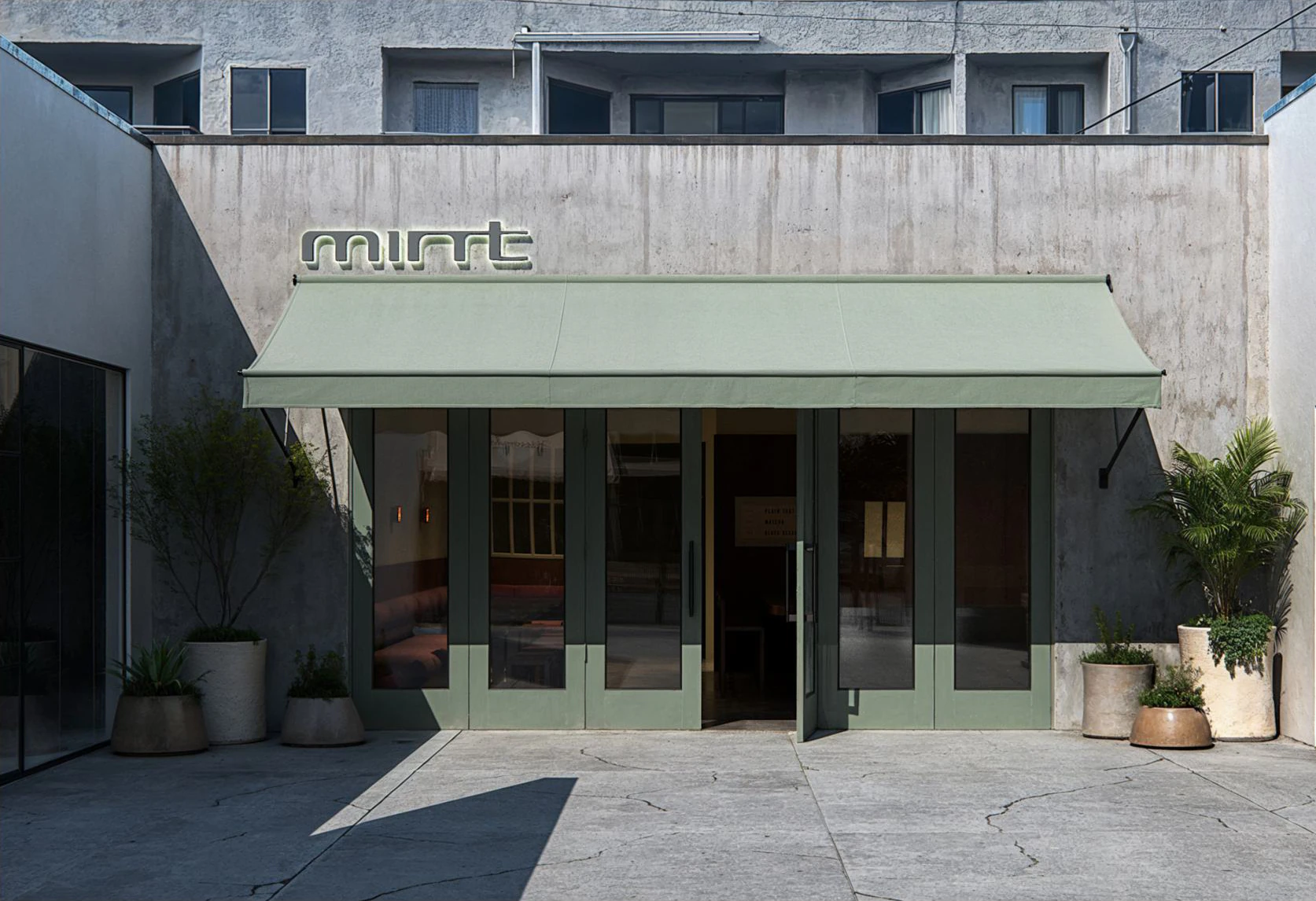 MINT Melrose facade design render